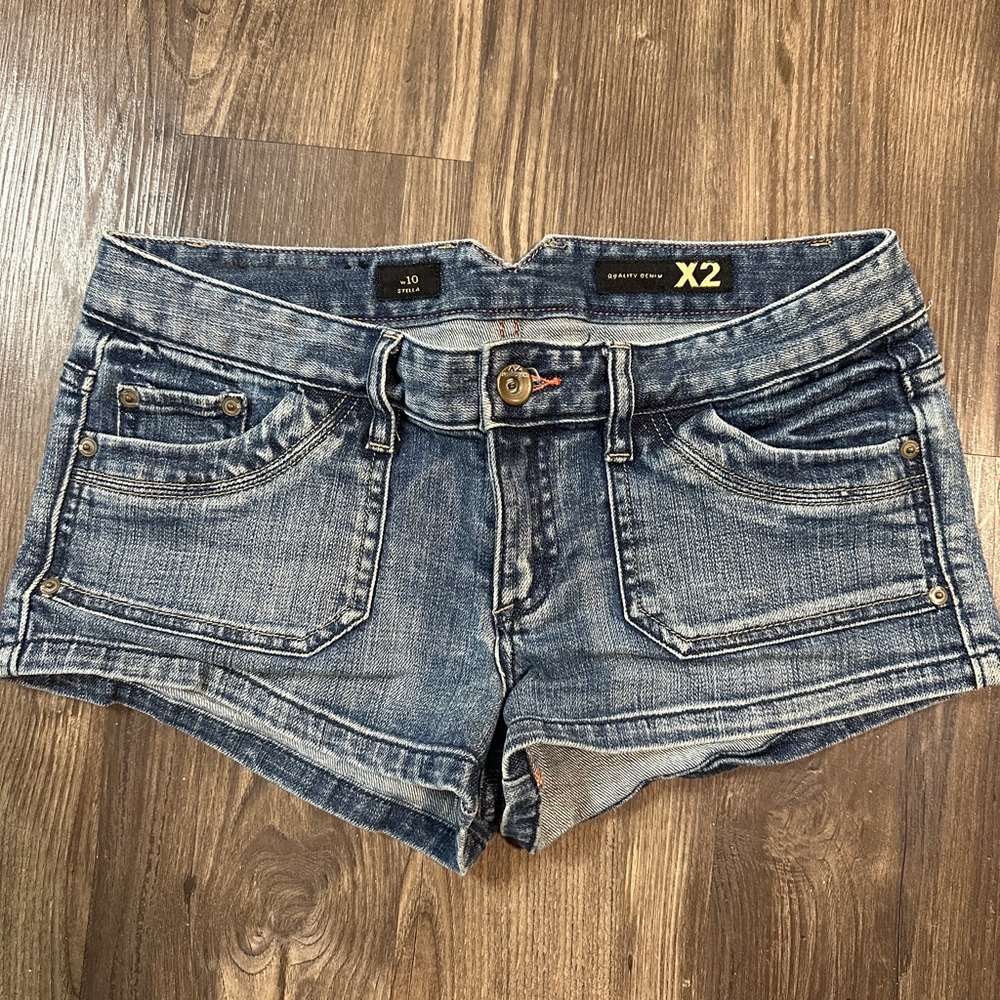 Denim shorts